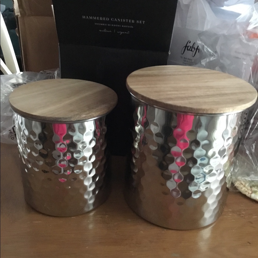 Uncommon James Silver Canister set new